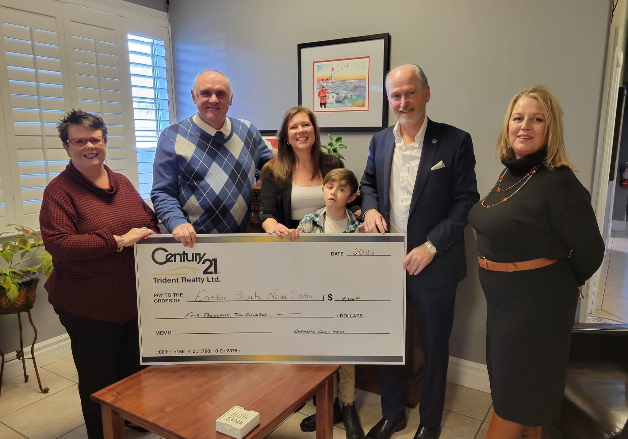 The Chambers Coley Team Supports Easter Seals Nova Scotia